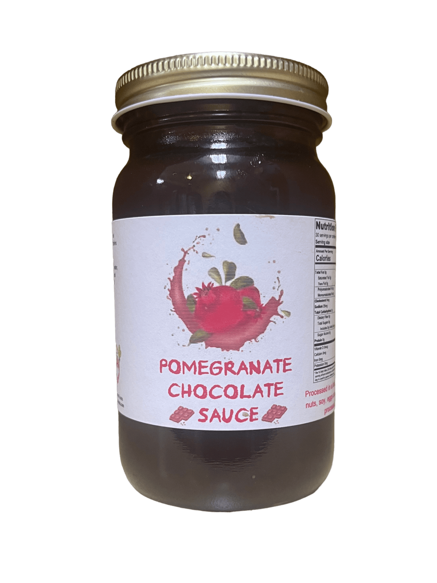 Pomogranate Dark Chocolate Sauce 8oz.