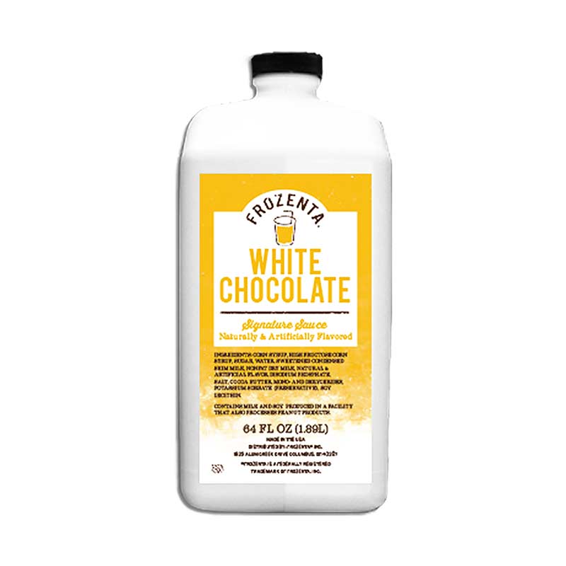 Frozenta Signature WHITE Chocolate Sauce - 4 Pack (256 oz.)