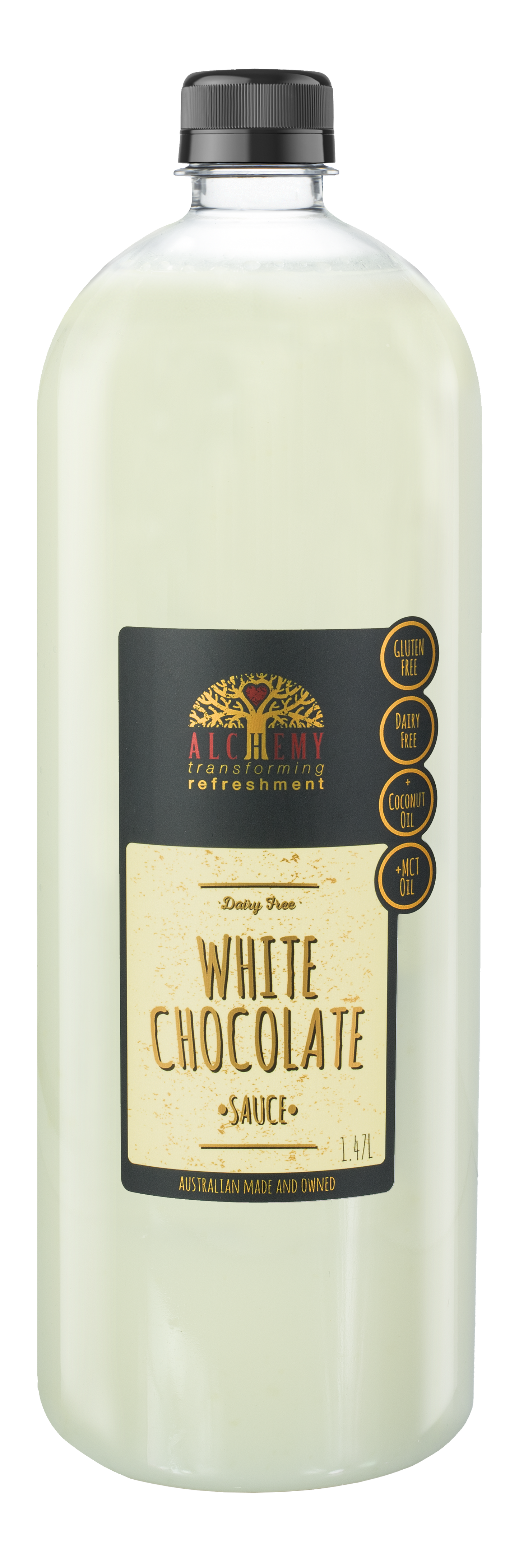 1.47L White Chocolate Sauce (Vegan, Dairy & Gluten free)