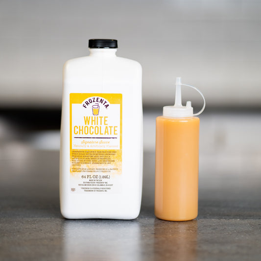 Frozenta Signature WHITE Chocolate Sauce - 4 Pack (256 oz.)