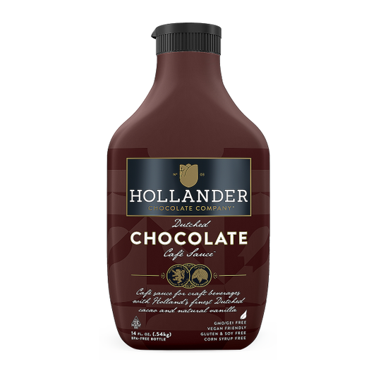 Hollander Sweet Ground Dutched Chocolate Sauce - Bottle (14 fl oz)