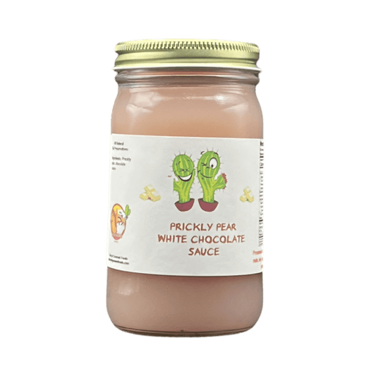 Prickly Pear White Chocolate Sauce 8oz.